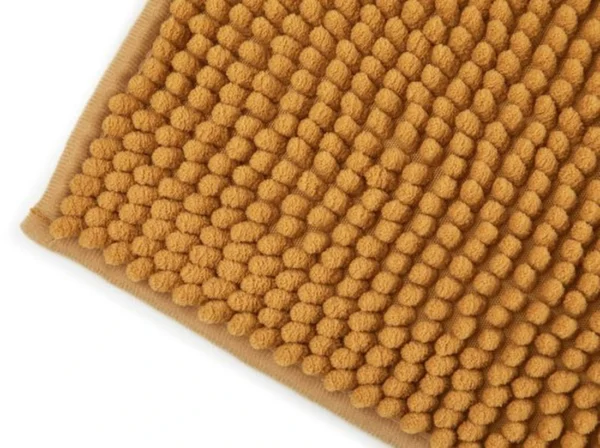 Unyqoos® Zachte Antislip Badmat in Okergeel - Comfort en Veiligheid voor de Badkamer
