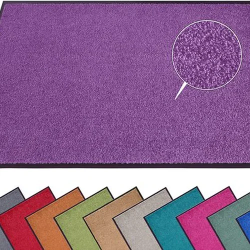 Unyqoos® Weerbestendige paarse deurmat met antislip en wasbare eigenschappen voor binnen en buiten