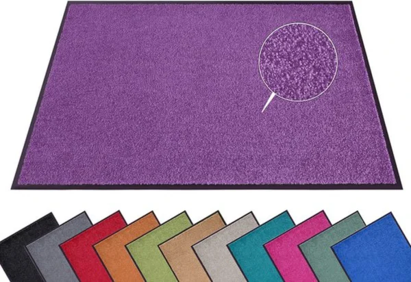 P-87213238133900-20260406091416.webp Unyqoos® Weerbestendige paarse deurmat met antislip en wasbare eigenschappen voor binnen en buiten