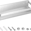 Unyqoos® Premium Roestvrijstalen Wandgemonteerd Doucherek voor Badkamer en Keuken van 30 cm - Zilver