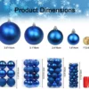 Unyqoos® Onbreekbare kerstballen set voor veilige en feestelijke kerstdecoratie