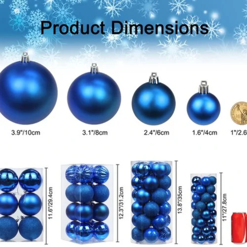Unyqoos® Onbreekbare kerstballen set voor veilige en feestelijke kerstdecoratie