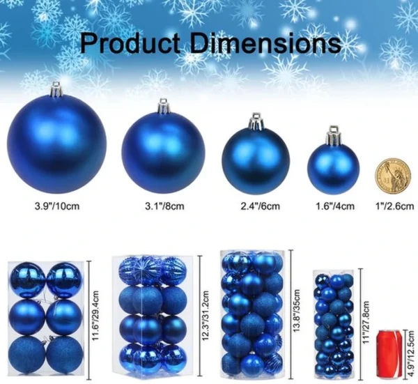 Unyqoos® Onbreekbare kerstballen set voor veilige en feestelijke kerstdecoratie