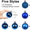 Unyqoos® Onbreekbare kerstballen set voor veilige en feestelijke kerstdecoratie