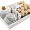 Unyqoos® Ruimtebesparende uittrekbare lade voor keuken en badkamer organisatie