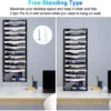 Unyqoos® Metalen wandorganizer met 12 vakken voor documenten en tijdschriften
