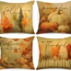 P-87213238266970-20260406113039.webp Unyqoos® Set van vier decoratieve herfstkussenslopen voor sfeervolle woondecoratie