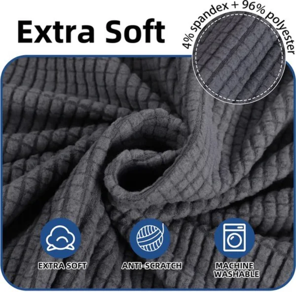 P-87213238271204-20260405184316.webp Unyqoos® Set van 6 elastische en wasbare stoelhoezen voor diverse gelegenheden