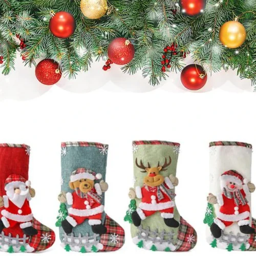P-87213238285850-20260406092657.webp Unyqoos® Vierdelige set kerstlaarzen voor decoratie van boom, open haard en meer