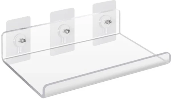 P-87213238299883-20260406083350.webp Unyqoos® Transparant U-vormig acryl wandrek voor veelzijdige opslag en decoratie