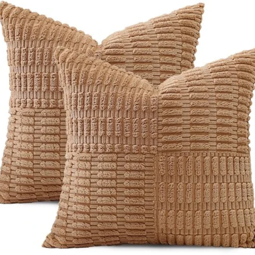 P-87213238309530-20260406113224.webp Unyqoos® Set van 2 decoratieve corduroy kussenslopen met gestreept patroon voor diverse interieurs
