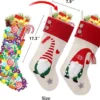 Unyqoos® Grote decoratieve kerstsokken met 3D-ontwerp voor feestelijke sfeer