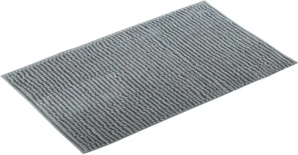 P-87213238335961-20260405141655.webp Unyqoos® Zachte en comfortabele badmat van microvezel in lichtgrijs chenille design
