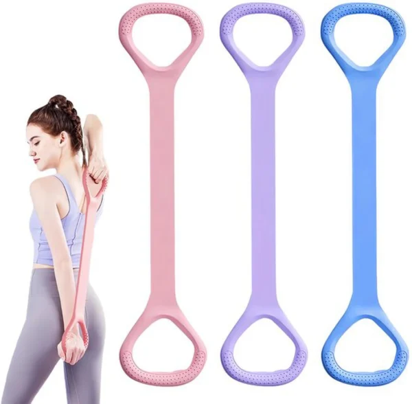Unyqoos® Set van drie elastische weerstandsbanden voor veelzijdig spiertraining