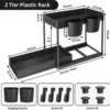 P-87213238389043-20260406100451.webp Unyqoos® Uittrekbare Organizer voor Onder de Wastafel met Veelzijdige Opbergmogelijkheden, Zwart