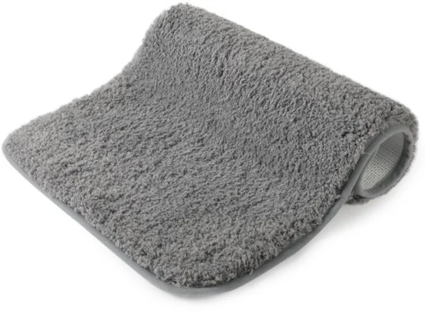 P-87213238407304-20260405141732.webp Unyqoos® Zachte en absorberende antislip badmat van microvezel in grijze tint
