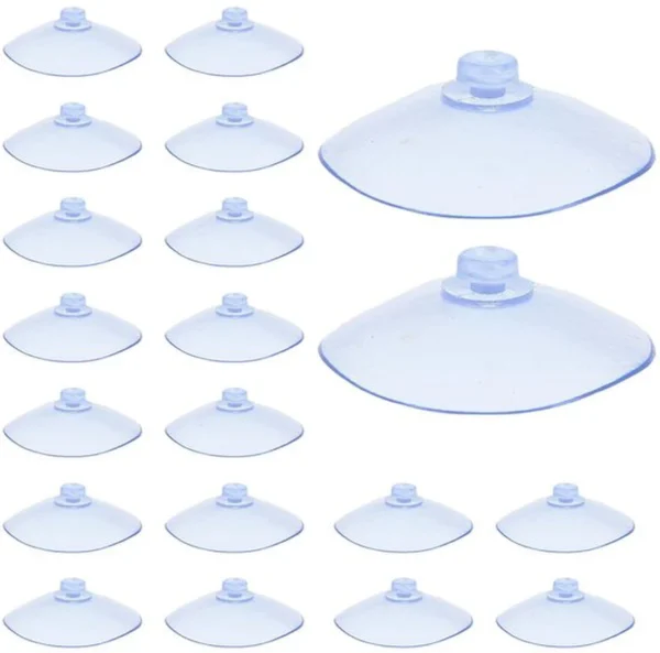 P-87213238433662-20260406120451.webp Unyqoos® Set van 20 transparante zuignappen voor diverse gladde oppervlakken