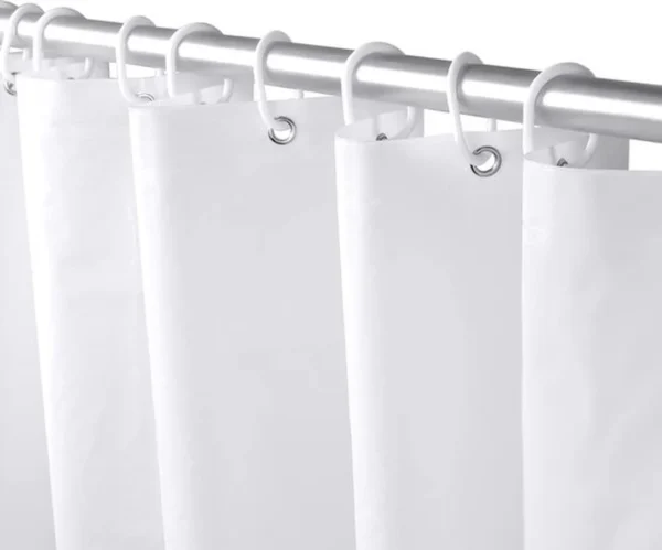P-87213238445095-20260403114132.webp Unyqoos® Waterdicht en schimmelwerend douchegordijn met ringen voor elke badkamer