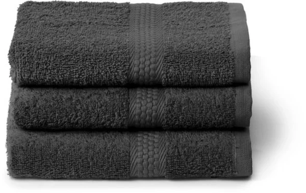 P-87213238450490-20260405185126.webp Unyqoos® Set van drie zachte en absorberende katoenen handdoeken voor dagelijks gebruik
