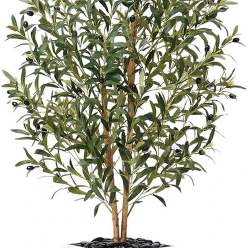 Unyqoos® Levensechte Grote Kunstolijfboom van 150 cm met Verstelbare Takken voor Binnen en Buiten