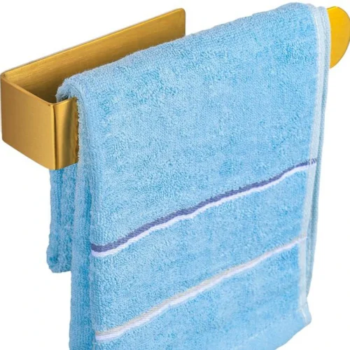 Unyqoos® Zelfklevende handdoekhouder van roestvrij staal voor badkamer en keuken