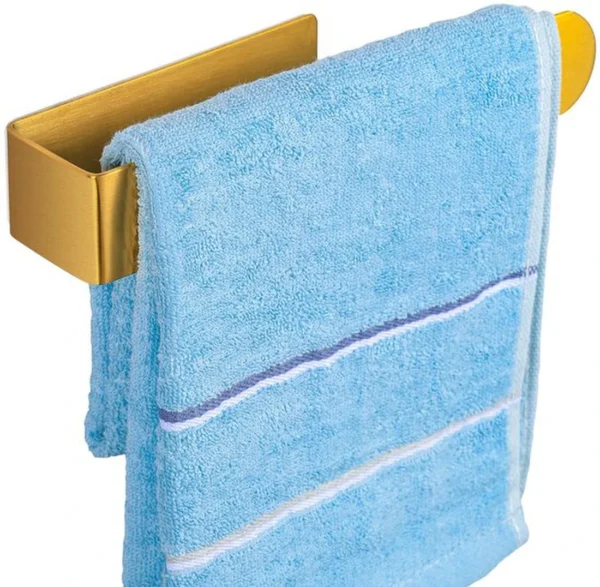Unyqoos® Zelfklevende handdoekhouder van roestvrij staal voor badkamer en keuken