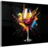P-87213238486370-20260406123409.webp Unyqoos® Moderne glazen wanddecoratie met kleurrijke print voor iedere ruimte 60 x 40 cm