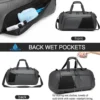 Unyqoos® Veelzijdige 40 Liter Sporttas met Schoenenvak en Waterdicht Compartiment voor Heren en Dames