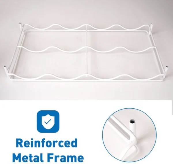 P-87213238502415-20260406105947.webp Unyqoos® Verstelbaar metalen rek voor wijn- en waterflessen in moderne stijl