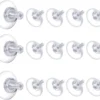 P-87213238515140-20260406120706.webp Unyqoos® Set van 15 sterke transparante zuignappen met schroefdraad en kartelmoer