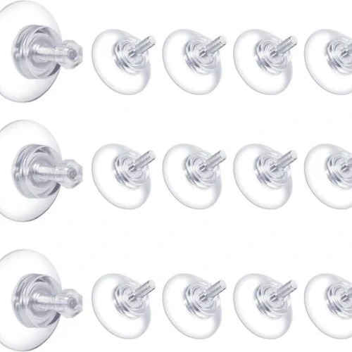 P-87213238515140-20260406120706.webp Unyqoos® Set van 15 sterke transparante zuignappen met schroefdraad en kartelmoer