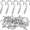 P-87213238517050-20260406120740.webp Unyqoos® Set van 20 robuuste roestvrijstalen schroefhaken voor binnen- en buitengebruik