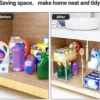 Unyqoos® Multifunctioneel Keuken- en Badkamerrek met Uittrekbare Lade en Opbergruimte