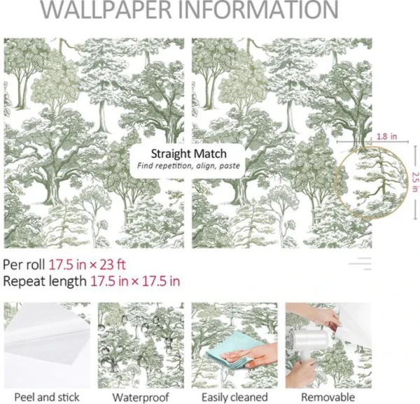 P-87213238531984-20260405114513.webp Unyqoos® Waterdicht en Zelfklevend Behang voor Wanden en Meubels in Diverse Ruimtes