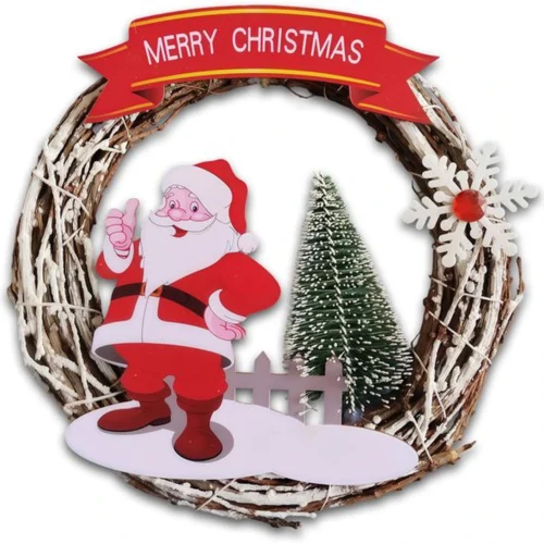 P-87213238549590-20260406093221.webp Unyqoos® Traditionele Krans van Rattan voor Deur of Muur met Festieve Sfeer