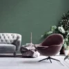 Unyqoos® Luxueus Donkergroen Goudkleurig Vliesbehang met Glanseffect voor Diverse Ruimtes
