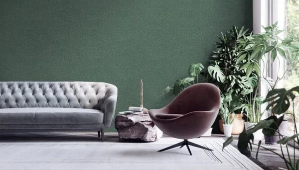 Unyqoos® Luxueus Donkergroen Goudkleurig Vliesbehang met Glanseffect voor Diverse Ruimtes