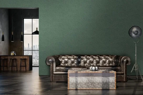 Unyqoos® Luxueus Donkergroen Goudkleurig Vliesbehang met Glanseffect voor Diverse Ruimtes