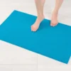 Unyqoos® Zachte en Absorberende Badmat van 100% Katoen voor de Badkamer, Antislip en Wasbaar in Turquoise