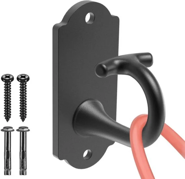 Unyqoos® Zware Stalen Wandankers voor Weerstandsbanden en Krachttraining Thuis - Ruimtebesparende Haken