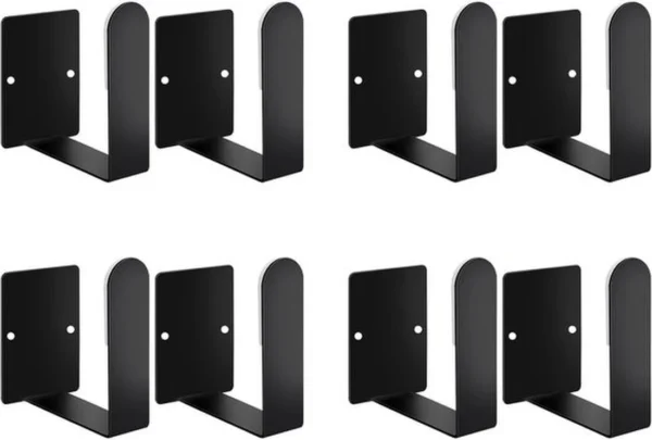 P-87213238617420-20260406120925.webp Unyqoos® Set van 4 Roestvrij Stalen Wandgemonteerde Pannendekselhouders met Zelfklevende Bevestiging