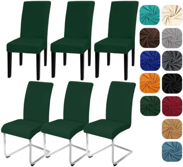 P-87213238628240-20260405184625.webp Unyqoos® Set van 6 elastische stoelhoezen voor veelzijdige bescherming van stoelen