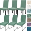 Unyqoos® Set van 6 Stretch Fluwelen Stoelhoezen voor Diverse Gelegenheden en Stijlvolle Interieurs