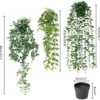 P-87213238649964-20260405141134.webp Unyqoos® Set van drie decoratieve kunstplanten in potten voor binnen en buiten