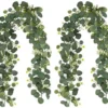 Unyqoos® Realistische Eucalyptus Slinger Set van Twee Stuks voor Diverse Decoraties