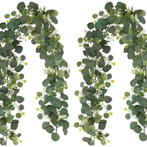 Unyqoos® Realistische Eucalyptus Slinger Set van Twee Stuks voor Diverse Decoraties