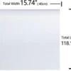 Unyqoos® Kleeffolie voor Meubels en Wanden - Witte Matte Zelfklevende Decoratieve Folie 40cm x 300cm