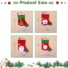 P-87213238656893-20260406093359.webp Unyqoos® Set van 4 decoratieve kerstkousen met ophanglus voor sfeervolle feestdagen