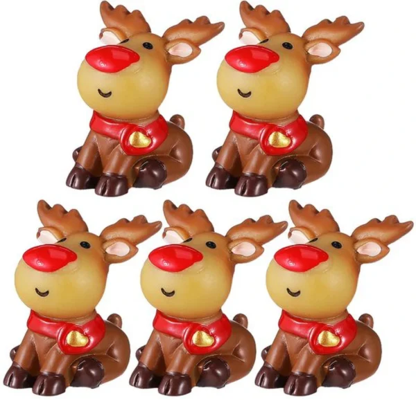 P-87213238687890-20260406093443.webp Unyqoos® Vijfdelige set micro-elandfiguren voor sfeervolle kerstdecoratie
