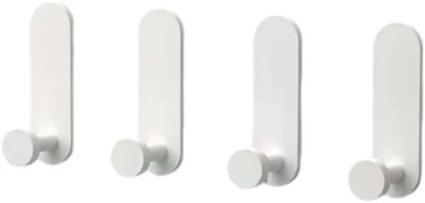 Unyqoos® Handige Zelfklevende Haken voor Handdoeken, Jassen, Sleutels en Meer - Set van 4 Stuks